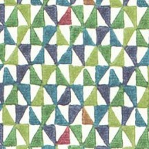 Multi-colored Geometric Stamped Print Paper ~ Tassotti 